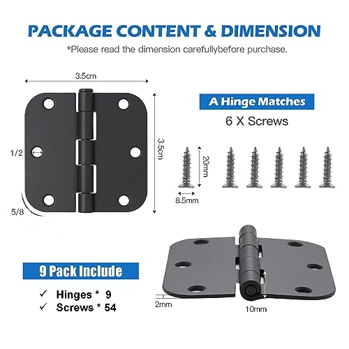 La Mejor Selección de Bisagras negras los mejores 5. 23 Imagen adicional