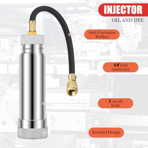 Kit Detector de Fugas Tellegloww AC R1234yf R134a R410a miniatura 5