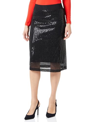 Jupe à sequins KAFFE confortable avec sa taille élastique pour affiner la silhouette