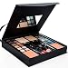 ASSR All-in-One Makeup Kit, Starter Makeup Artist Set 24 Colors Eyeshadow Palette,2 Foundations,2 Blush,2 Brow Brush,1 Mascara,2 Eyeliners,2 Lipsticks,2 Nail Polishes,1 Eye Shadow Brush,1 Mirror