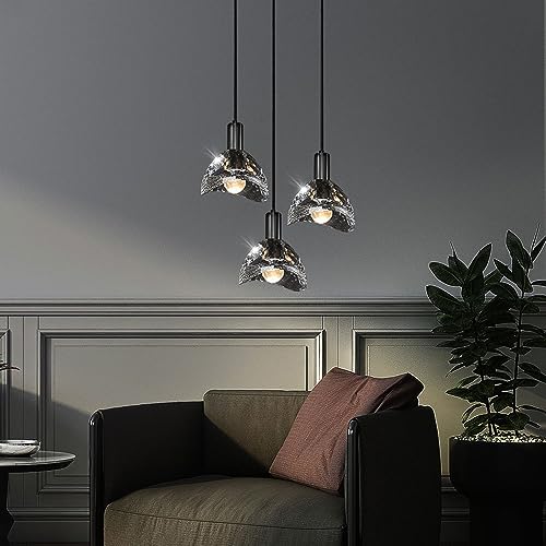 Lampe suspendue pour petits espaces cristal G9 compact - 6