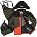 Killtec Herren Skianzug Größe S - aus Skijacke olive schwarz terracotta und Skihose olive - mit 10000mm Wassersäule - wasserdicht, atmungsaktiv