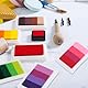 MXTIMWAN 6 Stück Kinder Farbe Stempelkissen, 24 Farben Farben Fingerabdruck Stempelkissen, Abwaschbar Ungiftig Tinte Stamp Pad für Papier Handwerk, Stoff Malerei, DIY, Geburtstag Geschenk