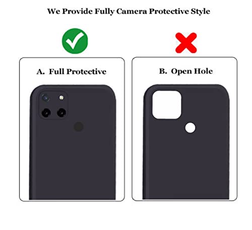 Image of A rtistque Back Cover Case for Realme C21Y / Realme C25Y with Camera Protection | Shockproof TPU | Stylish Protective Design | Slim Fit | Ultra Matte | Realme C21Y / Realme C25Y Back Cover - Black