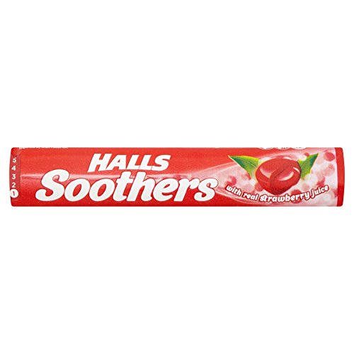20 x Halls Soothers Strawberry 45g