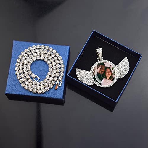 Custom Picture Necklace, Chains For Men Photo, Customized Memorial Necklace With Picture Dog Tag Necklace , Photo, Pendant Hip Hop Jewelry Gift For Women Family And Lover #TOP6