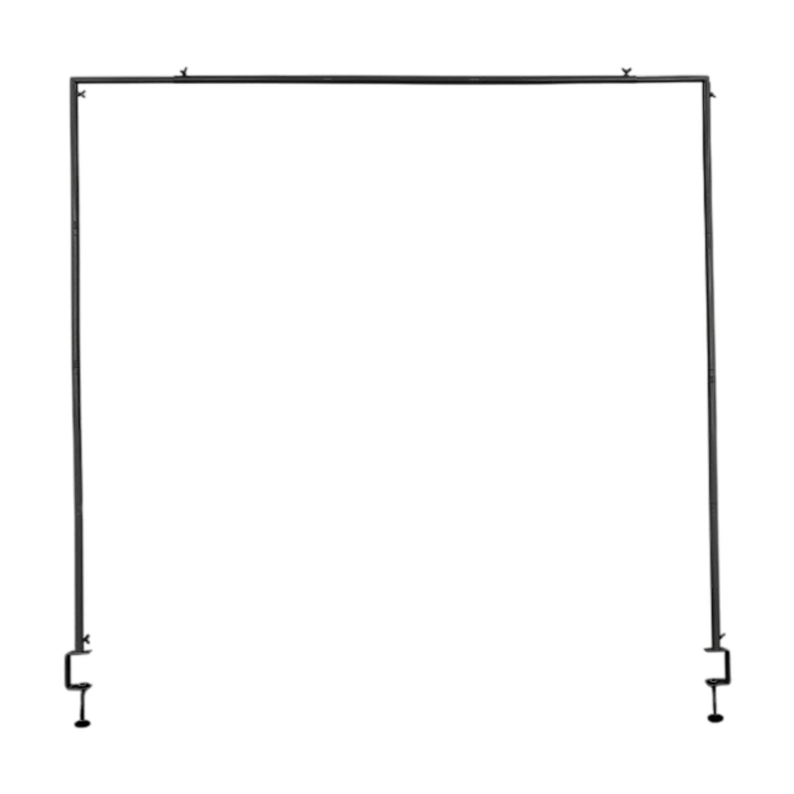 Metal Balloon Arch Frame With Clips For Wedding Table Decor,nero