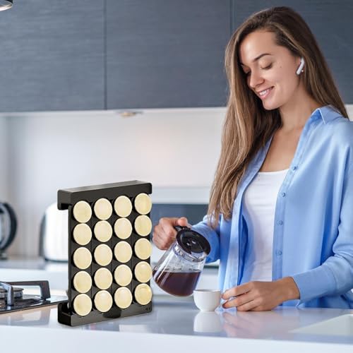 Support pour capsules de café avec affichage organisateur de dosettes