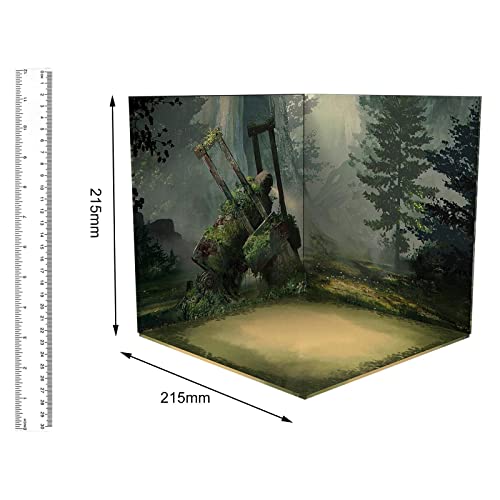 Panel de Fondo Bosque 1:12 para Figuras y Autos miniatura 5