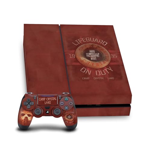 Skin PS4 Anti-Rayures Friday the 13th - Autocollant Vinyle pour Console et Manette