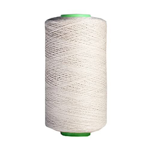 Golo Cone Cotton Yarn 6/2 Perfect For Weaving: Carpet, Tapestry, Rug, Blanket Or Pattern,Cotton Cone Yarn (Pearl) #TOP26