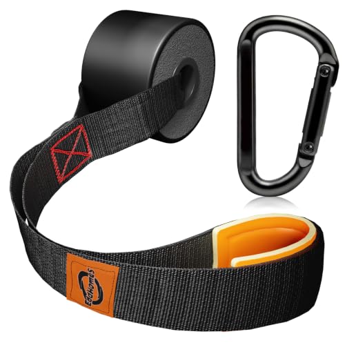 Resistance Bands Door Anchor Attachment, Secure Door Anchor Heavy Duty Door Anchor for Resistance Bands, Door Jamb Anchor for Fitness Workout Band (Upgrade Door Anchor+Carabiner)