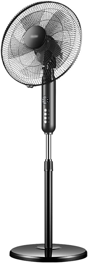Automatic Oscillation Standing Pedestal Fan 3 Speed Settings Remote Built-in with Space-Saving Design Adjustable Pedestal Fan