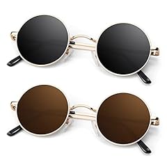 B5- Golden Frame Black Lens + Golden Frame Brown Lens