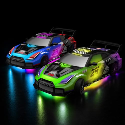 Geyiie 2 Pack RC Drift Cars for Kids...