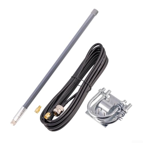 Antena de fibra de vidrio de 55 cm para solucionar baja cobertura en mineros HNT y repetidores