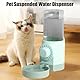 Wasserspender Kaninchen,500ml Hängend Haustier Wasserspender,Automatischer,Hasen Trinkflasche, für Meerschweinchen Hamster Chinchillas Igel Frettchen(Grüne)