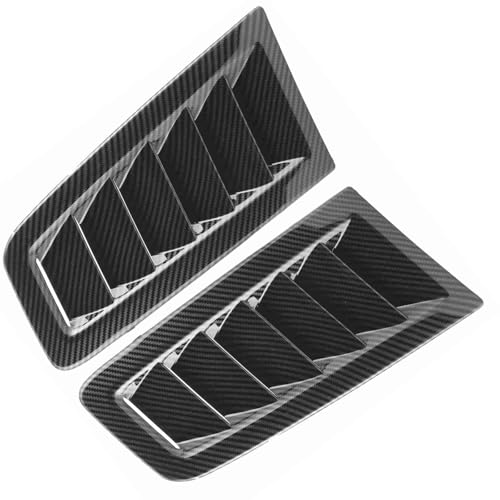 Couvercle prise d'air de capot Ford Focus RS MK2 style en noir pour personnalisation moteur