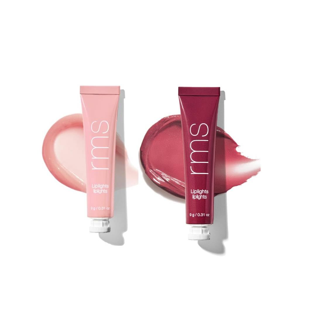 RMS Beauty Liplights Cream Lip Gloss - Lip Plumper Lip Balm Lip Gloss with Jojoba Oil Hydrating Lip