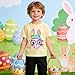 Easter Shirts for Boys Girls Cute Bunny Egg Hunt Tee Tops Toddler Baby Easter Outfit Clothes 2T