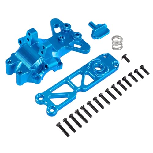 Coque boîte vitesses supérieure MJX 16209 en alliage bleu Premium