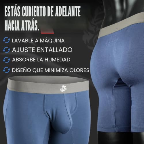 Bóxers largos deportivos para uso diario activo en pack de 3 colores 7