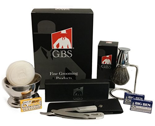 G.B.S Men's Professional Barber Wet Shaving Set