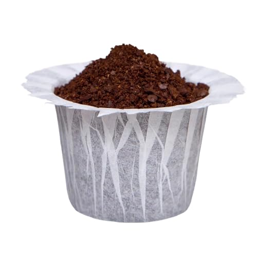 Image of Irmidi 100 Count Disposable Coffee Paper Filters,Compatible with Keurig Brewers Single Serve 1.0 and 2.0, Fit all Reusable Coffee Pods.