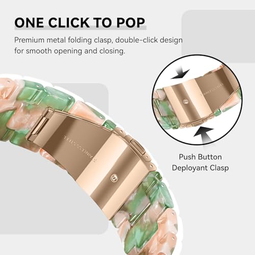 Correa de resina para Google Pixel Watch 4, 41mm/45mm miniatura 2