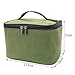 Zxpjkyu Organizer for Spice Bottles, Carrying Bag for Cooking Utensils, Green