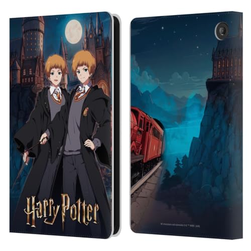 Étui Harry Potter Fred et George pour Amazon Fire 7 2022 Housse Portefeuille