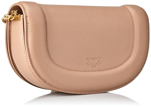 Pinko Round Click Bagietka Mini Śruba, Torba damska, D01Q_Imbir-Antique Gold, D01q_biszkopt Imbiro-antyczne złoto