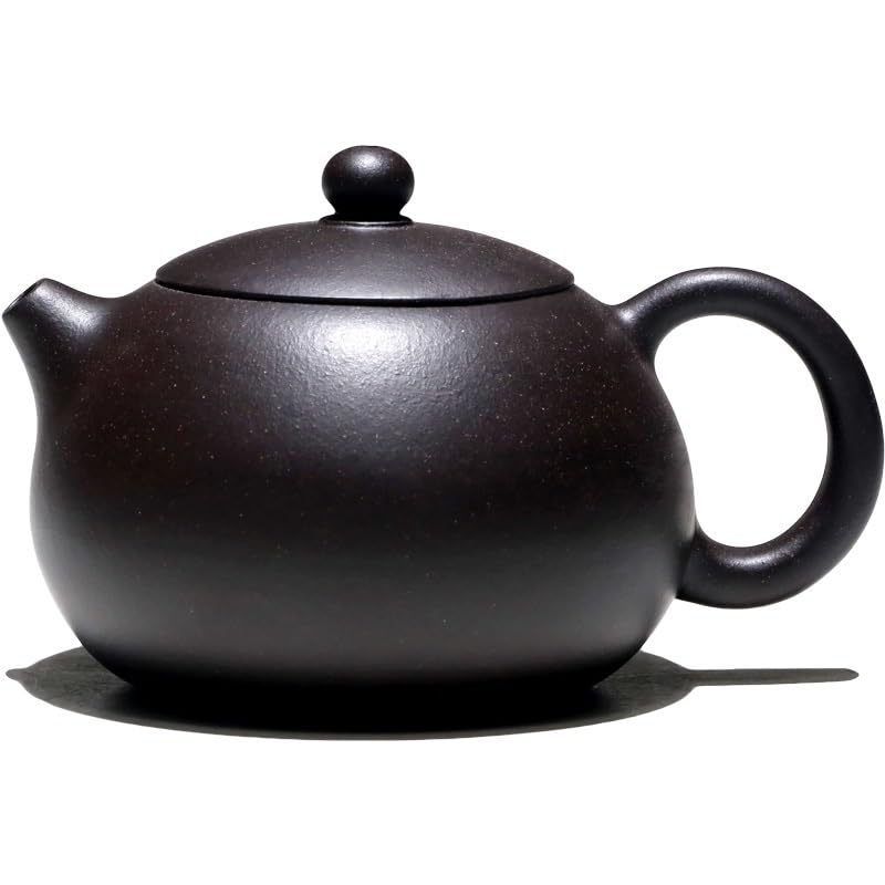 EINES Tetera Hecha a Mano Tetera Zisha, Juego de té Hecho a Mano for el hogar, Chino Antiguo, Tetera pequeña Retro Multifuncional, 220 ml, cafetera para Preparar Té de Hojas