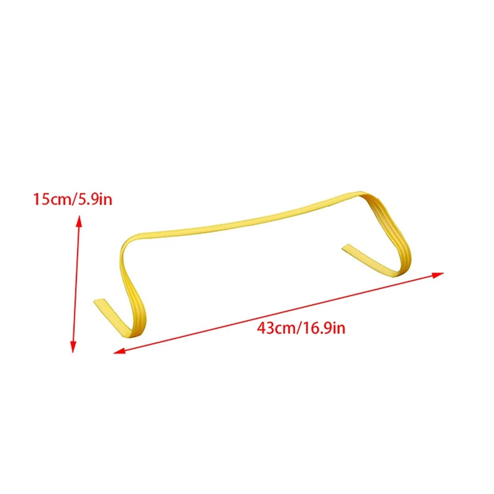4 Mini Vallas de fútbol portátiles for Entrenamiento Velocidad, Equipo Desmontable, Agilidad, Escalera, Seguridad Deportiva para Atletismo y Fitness