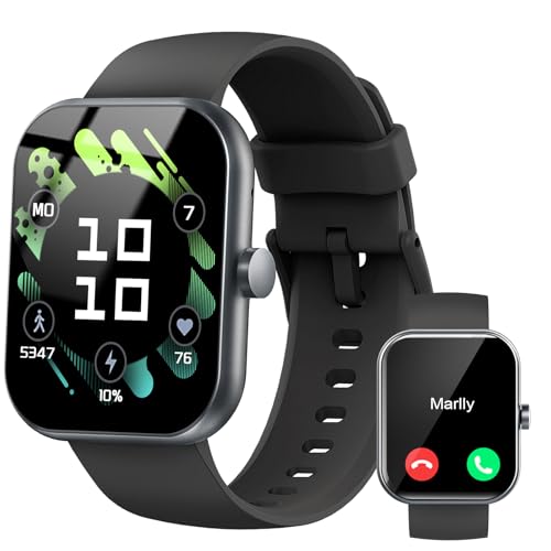 Jugeman Smartwatch Uomo Donna Chiamate Bluetooth, 1.96'' Orologio...