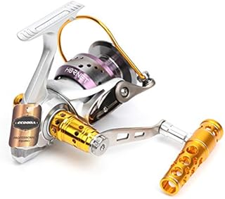 Ecooda Heavy Duty Metal Spinning Jigging Fishing Reels Saltwater Waterproof Body Boat Trolling Fishing Reel HS12000/15000 Max Drag: 55lbs/66lbs
