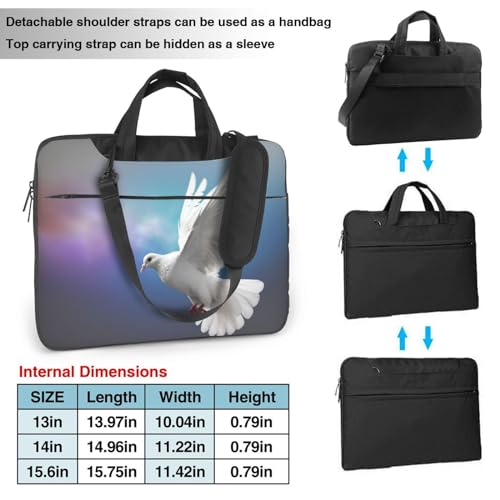 Bolsa para portátil tipo hombro unisex 15.6 pulgadas miniatura 3
