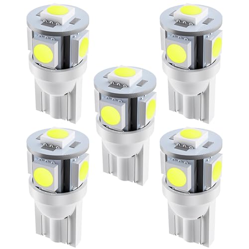 OCPTY Instrument Panel Lights T10-5-5050-SMD-White (5pcs)