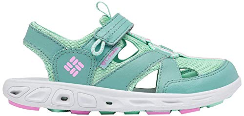 Columbia Youth TECHSUN Wave, Sandalias Unisex Adulto, Verde (Copper Ore, Orchid 344), 36 EU