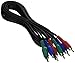 C2G 40957 RCA Component Video Cable - Value Series, Black (6 Feet, 1.82 Meters)