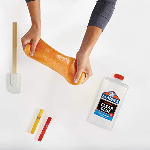 Elmer's Clear Liquid School Glue, Washable, Safe, Nontoxic, 32 Ounces (1 Quart) - Great for Making Slime, #1 Teacher Brand by Elmer's - Image 7