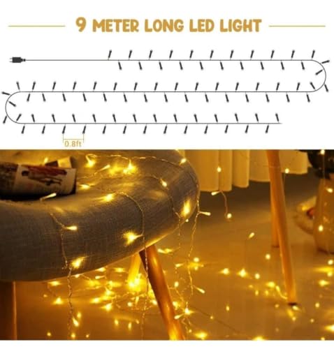 Image of MOOKE Gold Birthday Decoration Set - Happy Birthday Banner, Gold Confetti Balloons With LED Light, Unisex-Adults, Unisex-Kids (19)