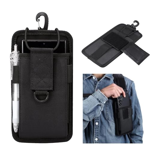 Étui de Téléphone avec Sangle de Sac à Dos pour iPhone 17 16 15 14 13 12 Pro XR, Homme Pochette à Dos pour Téléphone Portable, Ceinture Clip Sacoche de...