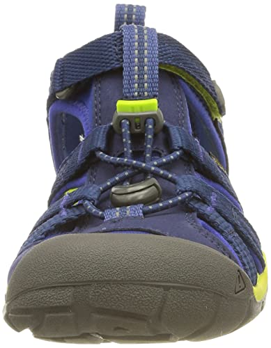 Keen Big Kid's Seacamp 2 Cnx Closed Toe Sandal, Blue Depths/Chartreuse, 6 Bk (Big Kid's) Us #TOP1