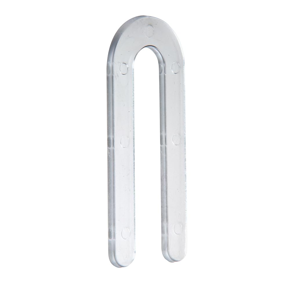 CRL 1/8" x clair 3-1/2" en fer à cheval en plastique des cales - chs18