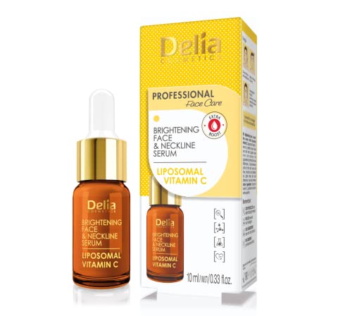 Delia Cosmetics - Suero suave para cara, cuello y escote - Ácido mandélico - Suaviza e hidrata, reduce los poros - 100% suero para todo tipo de piel - Sin parabenos - 10 ml, transparente