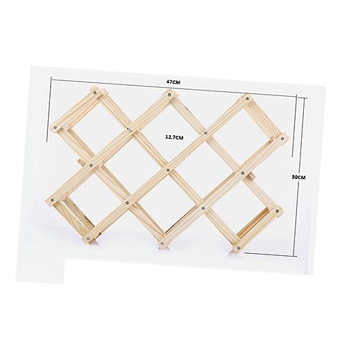 Soporte de Madera para 10 Botellas de Vino de Mesa miniatura 4