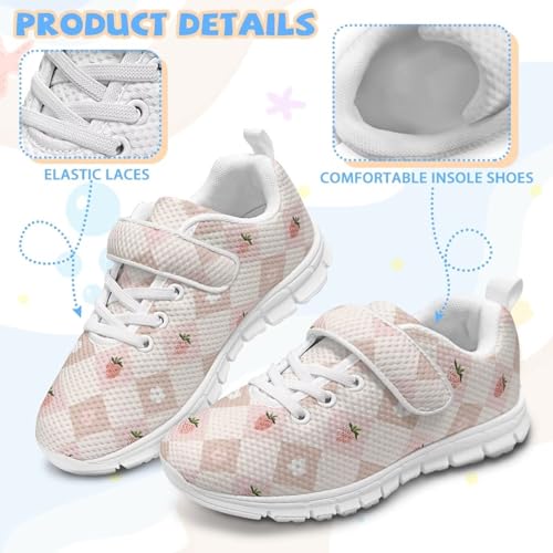 Boys Girls Running Shoes Lightweight Strap Sneakers Unisex Kids Tennis Shoes Fashion for Little Kid SizeUS11-15 5