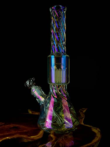 ParaCity 14" Glas Wasserpfeifen mit 14mm Schale Recyler Pfeifen Öl Rigs Hookah – Bild 5
