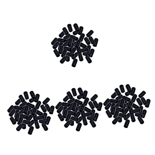 CIYODO 4sets Wine Bottle Pour Spout Cover Bar Nipples Caps Small Shot Bottle Lids Rubber Cap for Oil Dispenser 50pcs*4